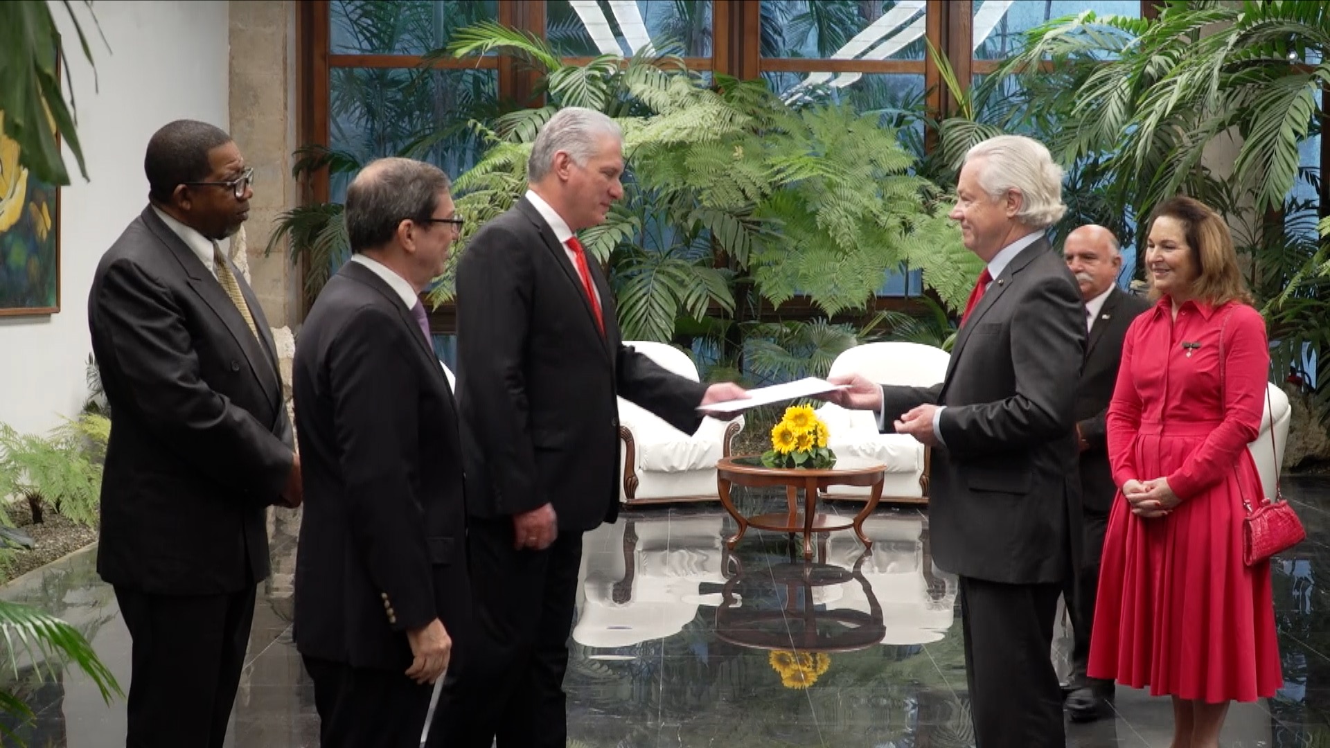 The new Ambassador of the Order of Malta to Cuba presents his credentials