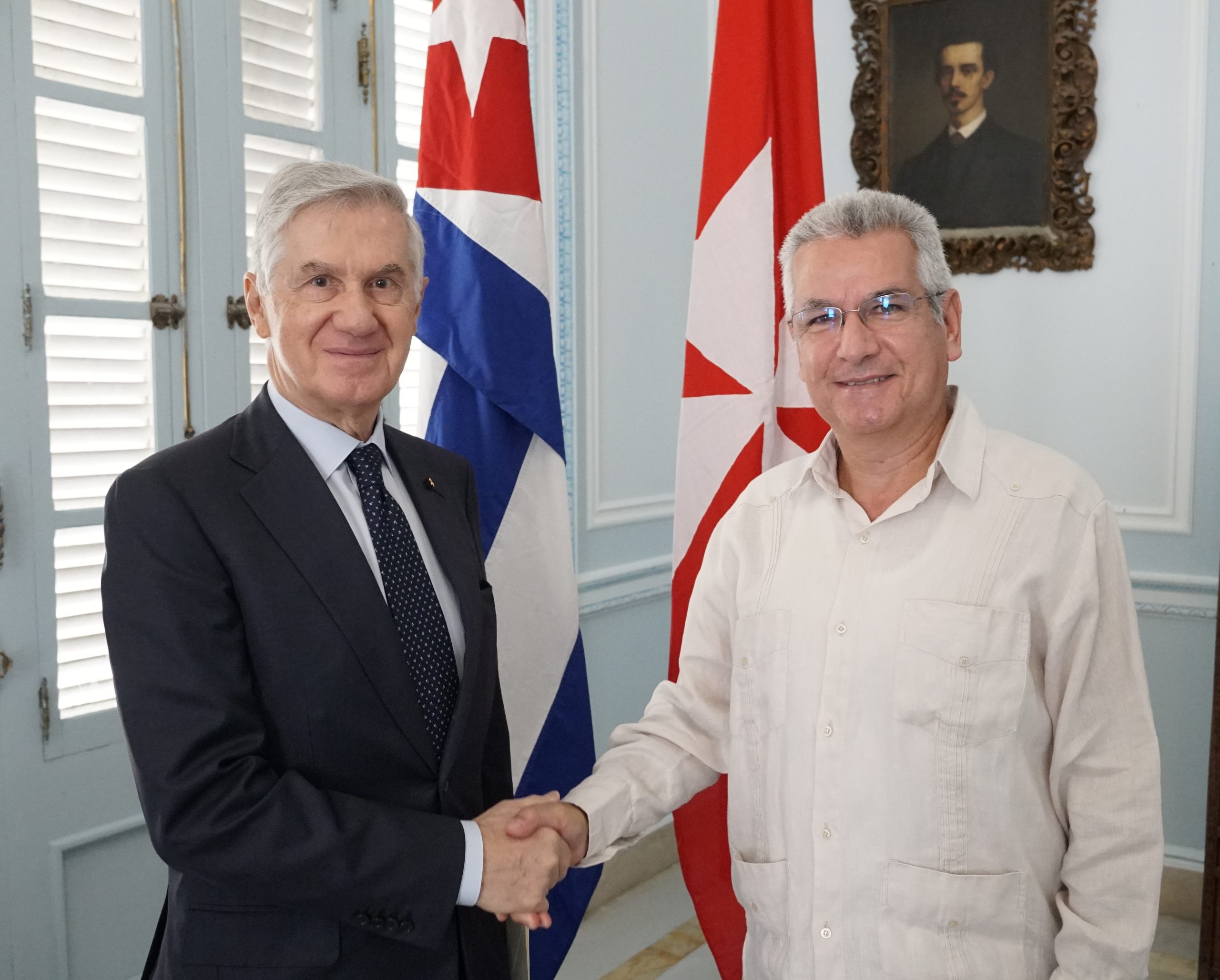 The new Ambassador presents Credentials to the Ministry of Foreign Affairs of the Republic of Cuba