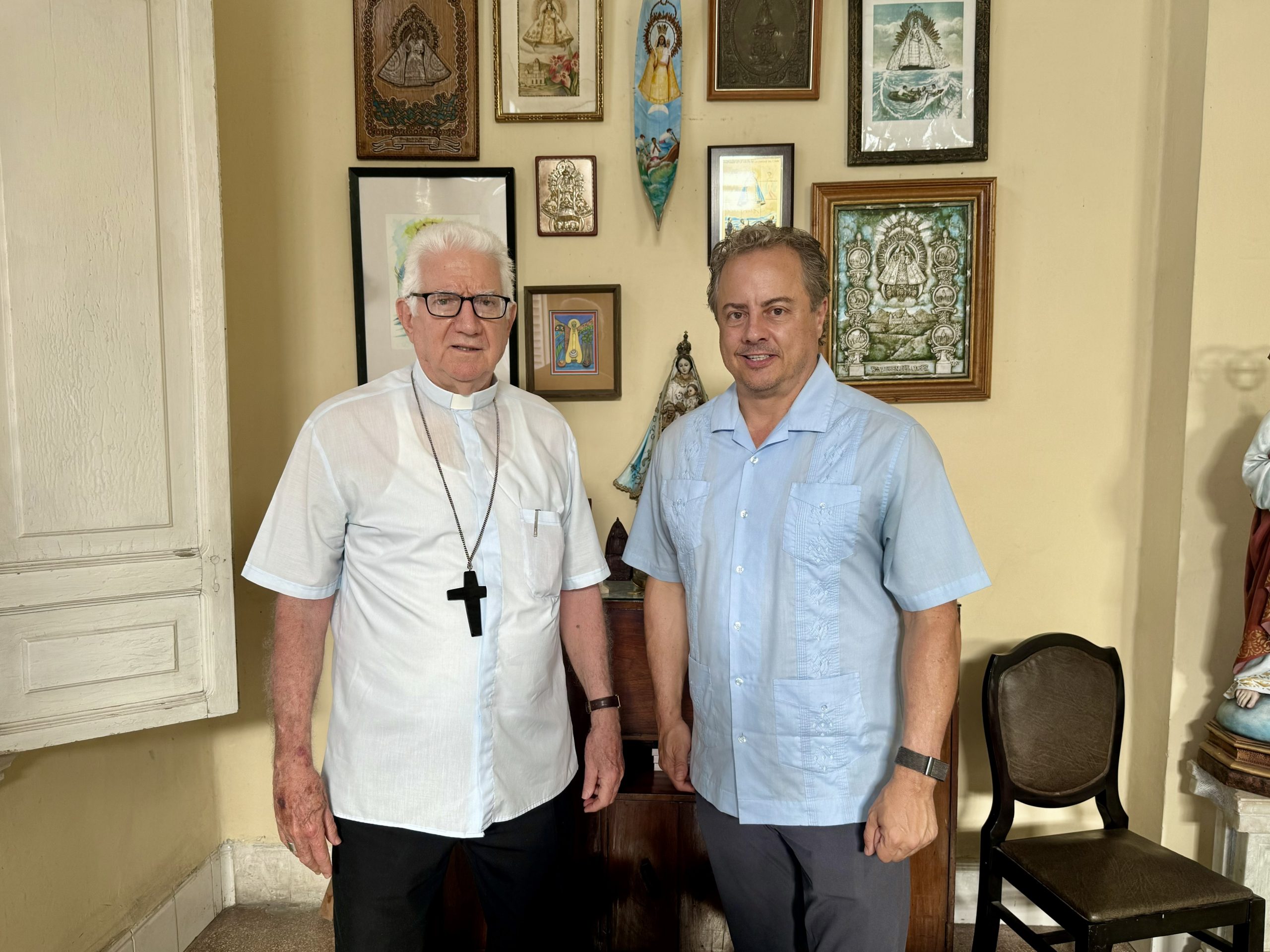 Working visit with the Archbishop of Santiago de Cuba supports Order of Malta projects in Oriente